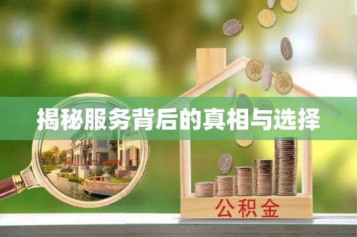 嵩县揭秘服务背后的真相与选择