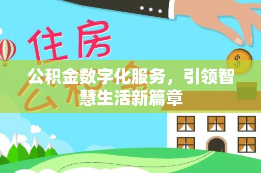 嵩县公积金数字化服务，引领智慧生活新篇章
