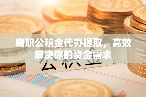 嵩县离职公积金代办提取，高效解决你的资金需求