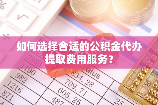 嵩县如何选择合适的公积金代办提取费用服务？