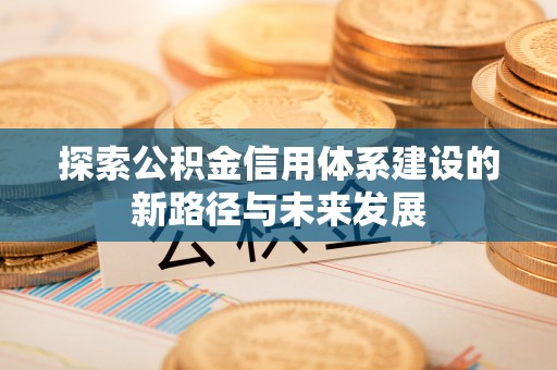 嵩县探索公积金信用体系建设的新路径与未来发展