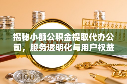 嵩县揭秘小额公积金提取代办公司，服务透明化与用户权益保障