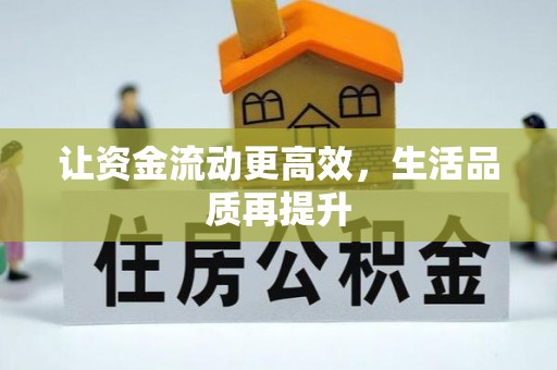 嵩县让资金流动更高效，生活品质再提升