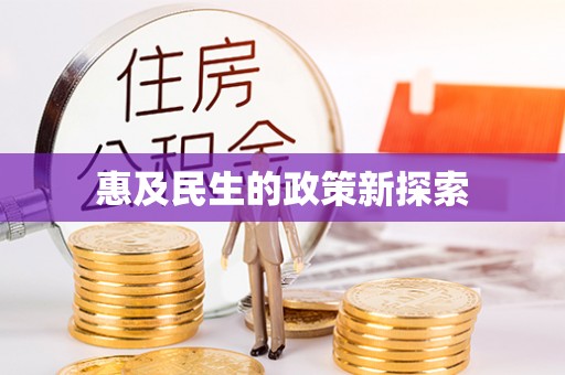 嵩县惠及民生的政策新探索
