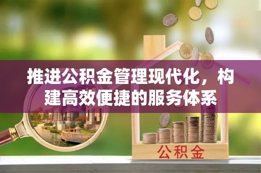 嵩县推进公积金管理现代化，构建高效便捷的服务体系