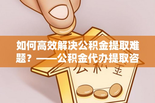 嵩县如何高效解决公积金提取难题？——公积金代办提取咨询服务全解析