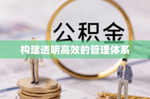 嵩县构建透明高效的管理体系