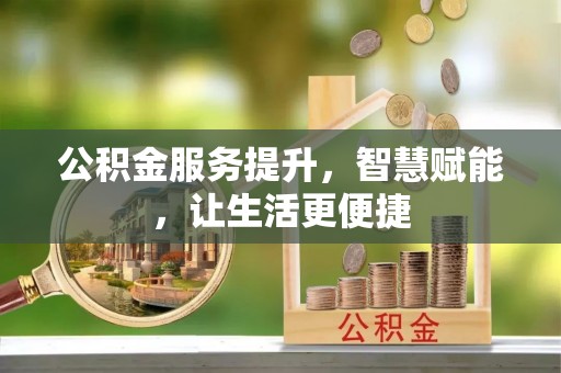 嵩县公积金服务提升，智慧赋能，让生活更便捷