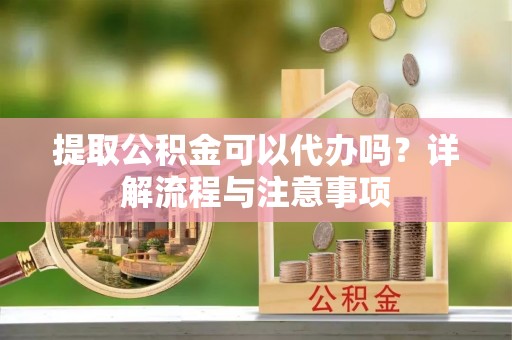 嵩县提取公积金可以代办吗？详解流程与注意事项