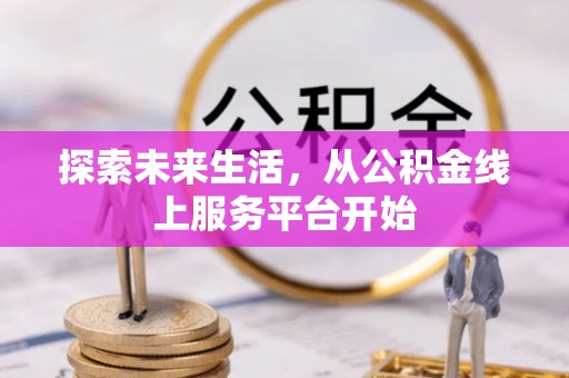 嵩县探索未来生活，从公积金线上服务平台开始
