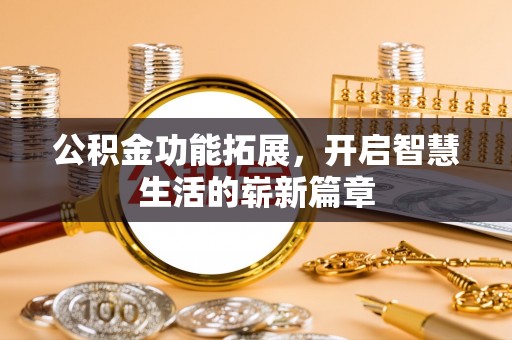 嵩县公积金功能拓展，开启智慧生活的崭新篇章