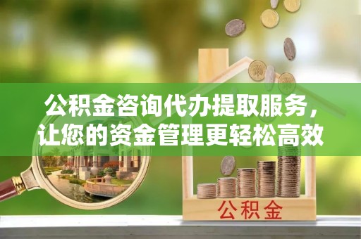 嵩县公积金咨询代办提取服务，让您的资金管理更轻松高效