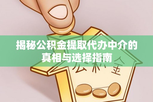 嵩县揭秘公积金提取代办中介的真相与选择指南