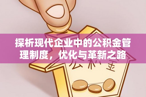 嵩县探析现代企业中的公积金管理制度，优化与革新之路