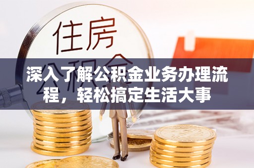 嵩县深入了解公积金业务办理流程，轻松搞定生活大事