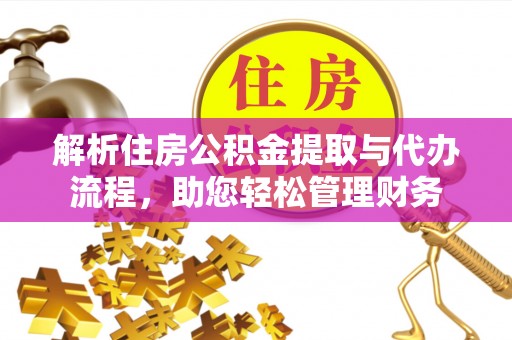 嵩县解析住房公积金提取与代办流程，助您轻松管理财务