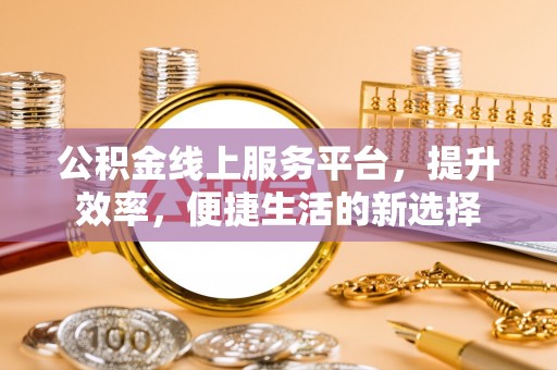 嵩县公积金线上服务平台，提升效率，便捷生活的新选择