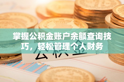 嵩县掌握公积金账户余额查询技巧，轻松管理个人财务