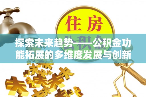 嵩县探索未来趋势——公积金功能拓展的多维度发展与创新