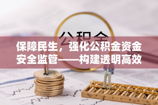 嵩县保障民生，强化公积金资金安全监管——构建透明高效的管理体系
