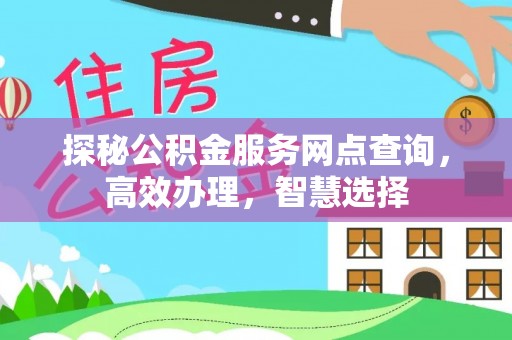 嵩县探秘公积金服务网点查询，高效办理，智慧选择