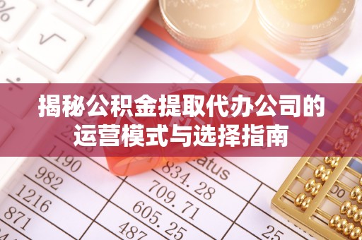 嵩县揭秘公积金提取代办公司的运营模式与选择指南