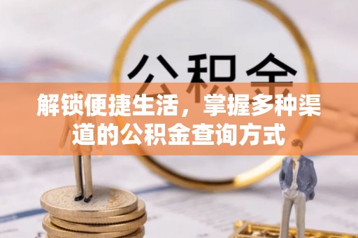 嵩县解锁便捷生活，掌握多种渠道的公积金查询方式