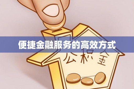 嵩县便捷金融服务的高效方式