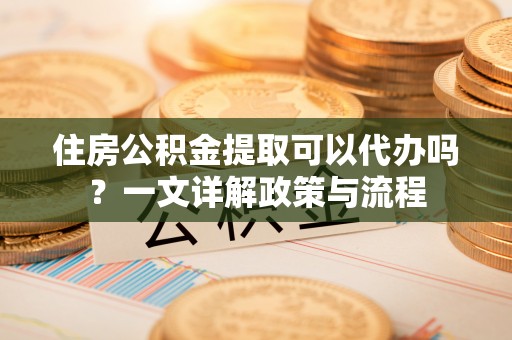 嵩县住房公积金提取可以代办吗？一文详解政策与流程