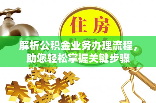 嵩县解析公积金业务办理流程，助您轻松掌握关键步骤