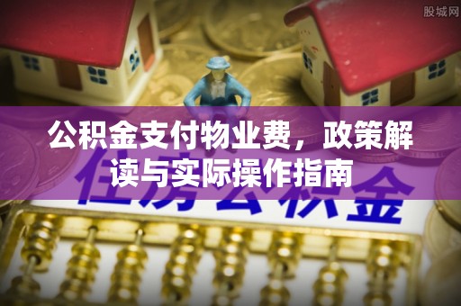 嵩县公积金支付物业费，政策解读与实际操作指南