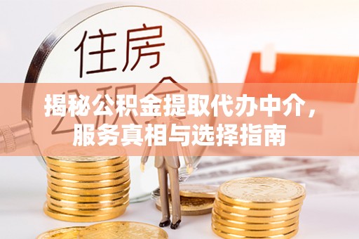 嵩县揭秘公积金提取代办中介，服务真相与选择指南