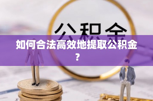 嵩县如何合法高效地提取公积金？