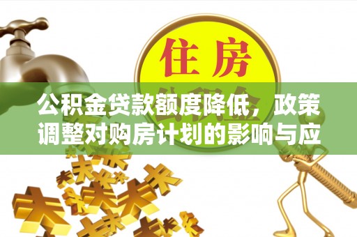 嵩县公积金贷款额度降低，政策调整对购房计划的影响与应对策略